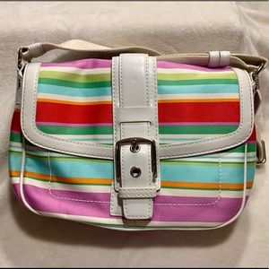 🌼Final Price 🌼 Retired, used, Coach Purse, rainbow.